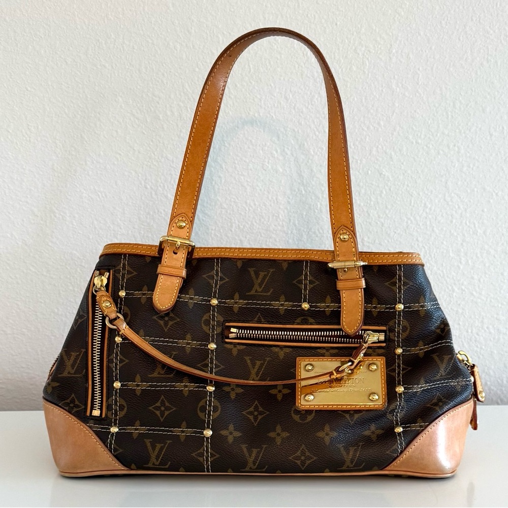 Louis Vuitton Riveting Monogram Shoulder Bag LE